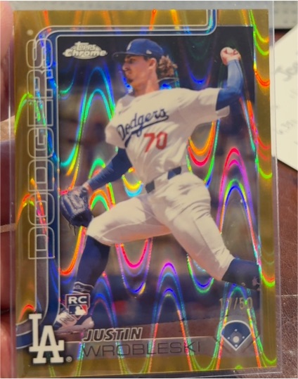 2025 Topps Chrome #38 Justin Wrobleski — front