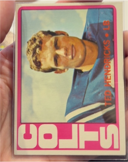 1972 Topps #93 Ted Hendricks — front