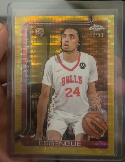 2025-26 Topps Chrome #262 Noa Essengue — front