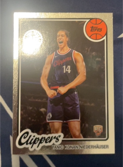 2025-26 Topps 1980-81 Topps Basketball #80BK-93 Yanic Konan-Niederhäuser — front