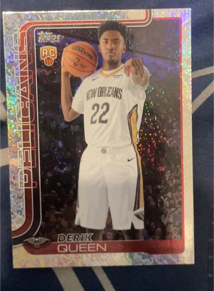 2025-26 Topps #213 Derik Queen — front