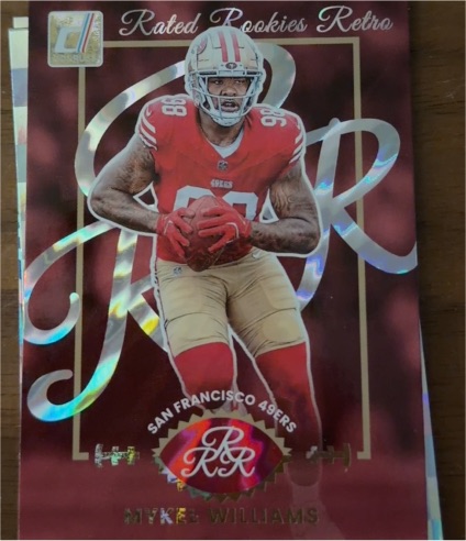 2025 Donruss #17 Mykel Williams Rated Rookies Retro — front