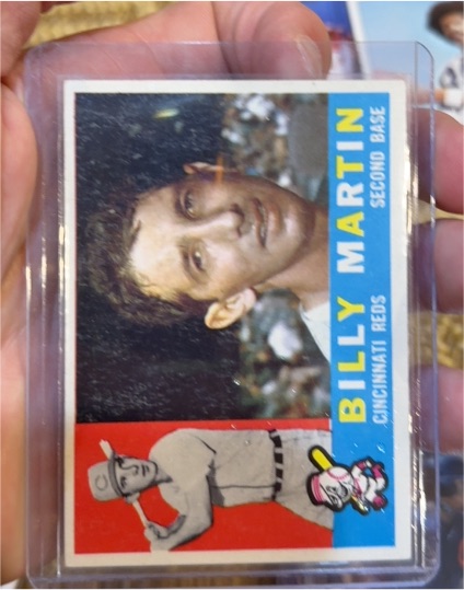 1960 Topps #173 Billy Martin — front