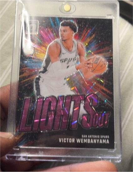 2024-25 Panini Donruss Optic Lights Out Victor Wembanyama — front