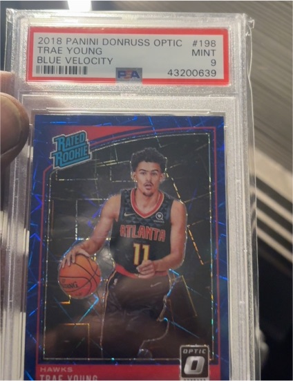 2018 Panini Donruss Optic #198 Trae Young — front