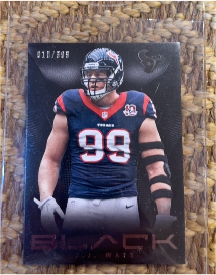 2013 Panini Black #5 J.J. Watt — front