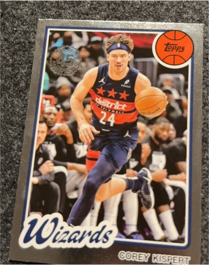 2025-26 Topps 1980-81 Topps Basketball #80BK-13 Corey Kispert — front