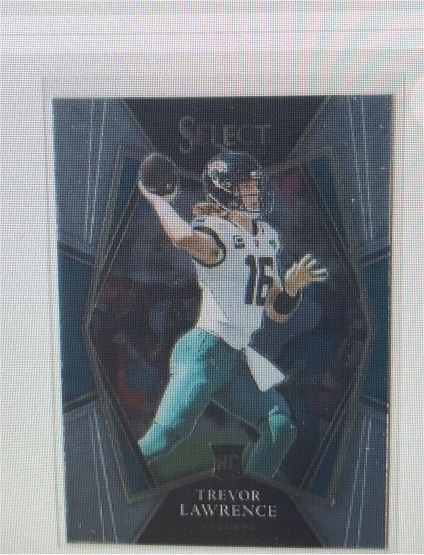 2024 Panini Select Premier Level Black And Yellow Shock Trevor Lawrence #165 — front