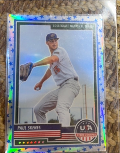 2023 Panini USA Baseball Stars & Stripes #80 Paul Skenes — front