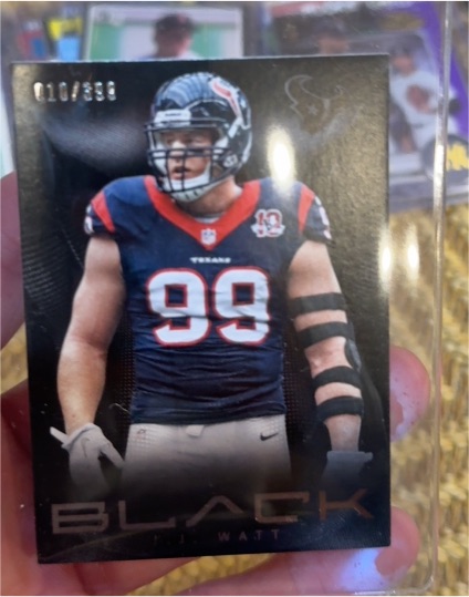 2013 Panini Black #342 J.J. Watt — front