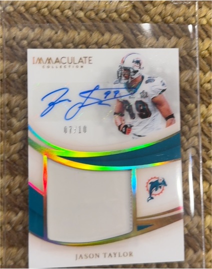 2019 Panini Immaculate Collection #10 Jason Taylor — front