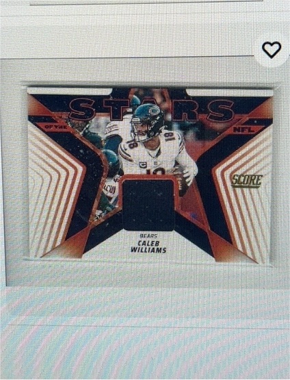 2025 Panini Score Stars of the NFL #SNJ-CWS Caleb Williams — front