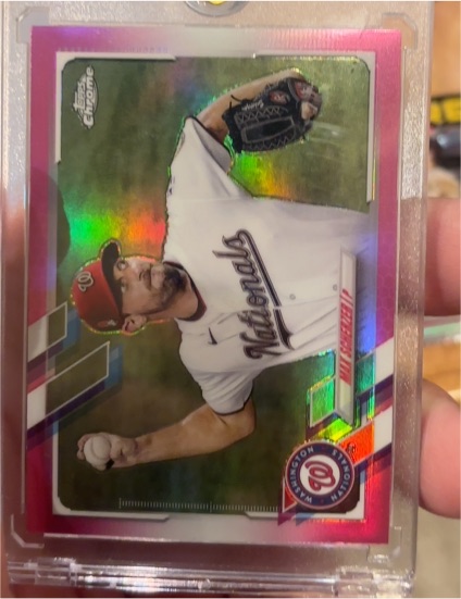 2021 Topps Chrome #33 Max Scherzer — front