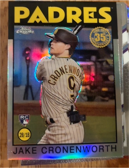 2021 Topps Chrome #86BC-18 Jake Cronenworth — front