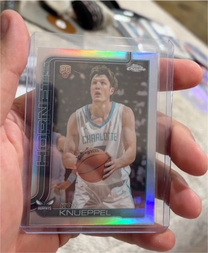 2025-26 Topps Chrome #254 Kon Knueppel — front