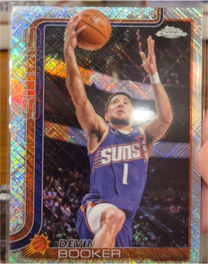 2025-26 Topps Chrome #195 Devin Booker — front