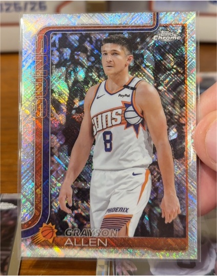2025-26 Topps Chrome #107 Grayson Allen — front