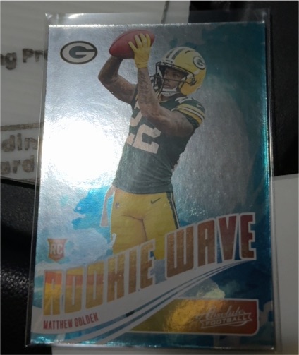 2025 Panini Absolute #RW-MGN Matthew Golden Rookie Wave — front