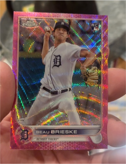 2022 Topps Chrome Update #USC147 Beau Brieske — front