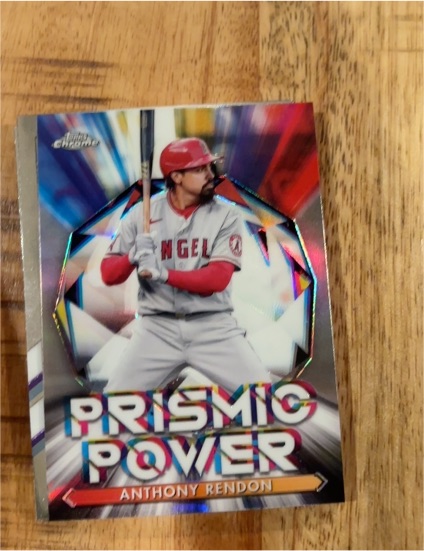 2021 Topps Chrome Prismic Power #PP-15 Anthony Rendon — front
