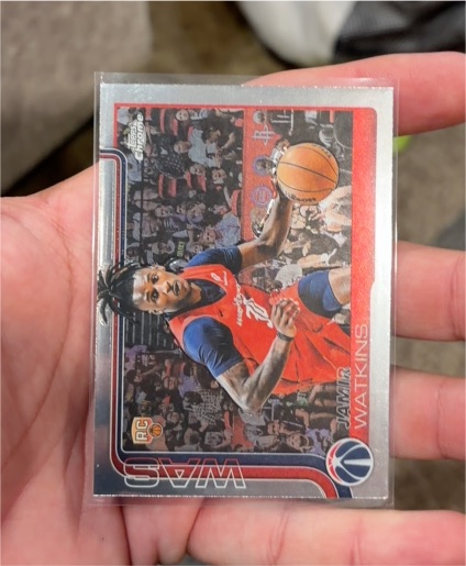 2025-26 Topps Chrome #294 Jamir Watkins — front