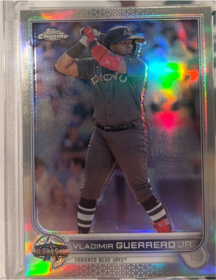 2022 Topps Chrome Update #ASGC-3 Vladimir Guerrero Jr. 2022 All-Star Game Chrome — front