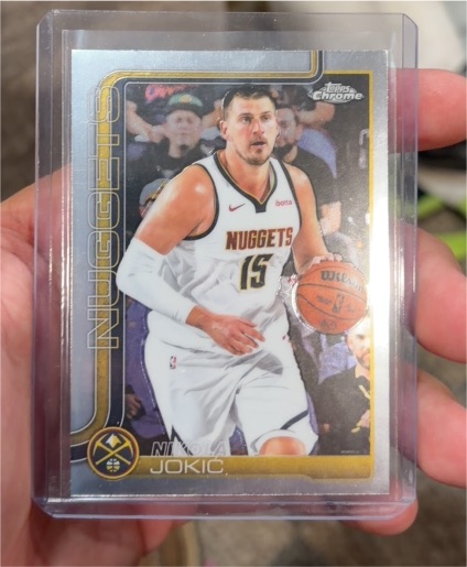 2025-26 Topps Chrome #25 Nikola Jokic — front