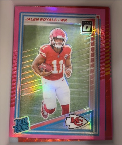 2025 Panini Donruss Optic #321 Jalen Royals — front