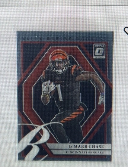 2021 Donruss Optic The Elite Series Rookies #ESR-7 Ja'Marr Chase — front