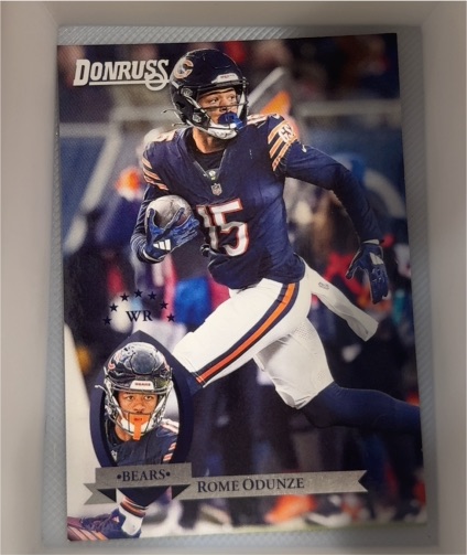 2025 Panini Donruss #3 Rome Odunze Retro 1995 — front