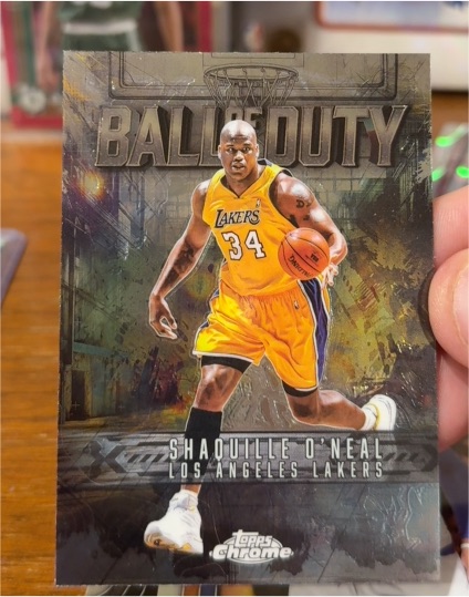 2025-26 Topps Chrome #BD-18 Shaquille O'Neal Ball of Duty — front