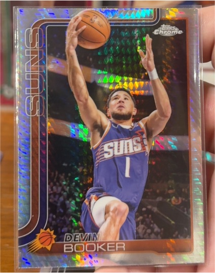 2025-26 Topps Chrome #195 Devin Booker — front