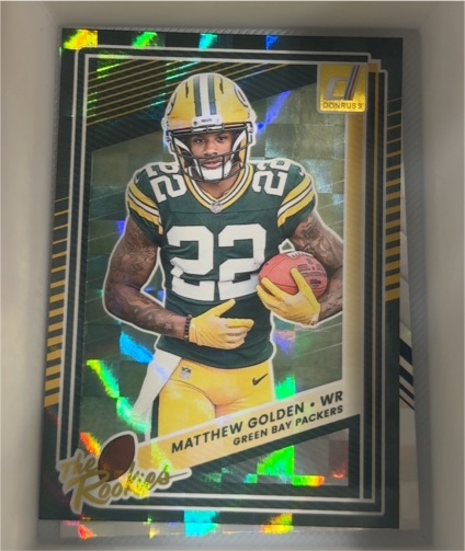2025 Panini Donruss #18 Matthew Golden The Rookies — front