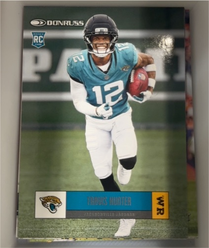 2025 Donruss #5 Travis Hunter Retro 2005 — front