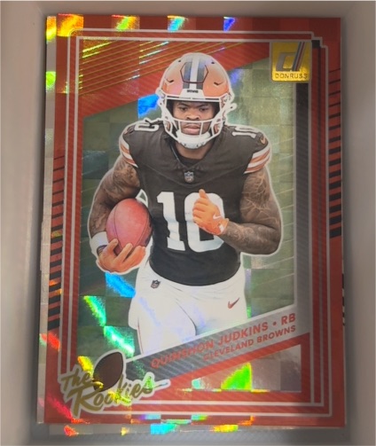 2025 Panini Donruss #26 Quinshon Judkins The Rookies — front