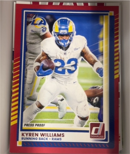 2025 Panini Donruss #138 Kyren Williams — front