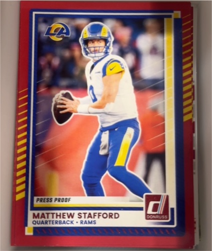 2025 Panini Donruss #296 Matthew Stafford — front