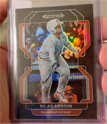 2022 Panini Prizm Draft Picks Black Prizm #PDP107 Silas Ardoin — front