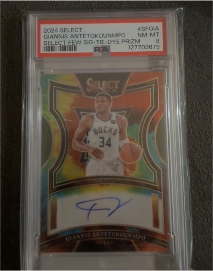 2024 Select #SFGIA Giannis Antetokounmpo Select Few Sig-Tie-Dye Prizm — front