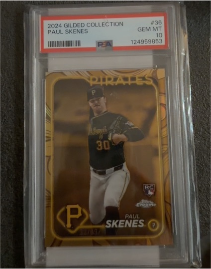2024 Topps Gilded Collection #36 Paul Skenes — front
