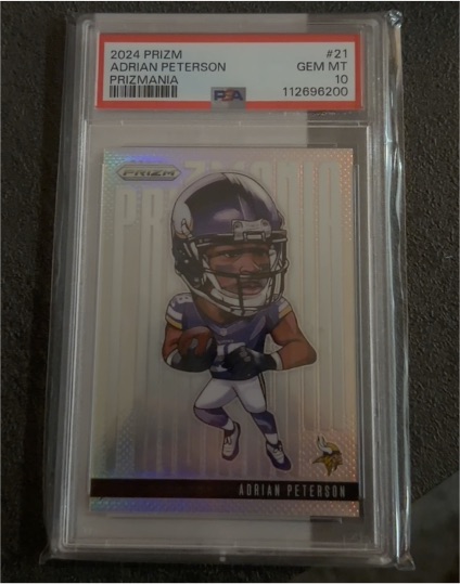 2024 Panini Prizm #21 Adrian Peterson Prizmania — front