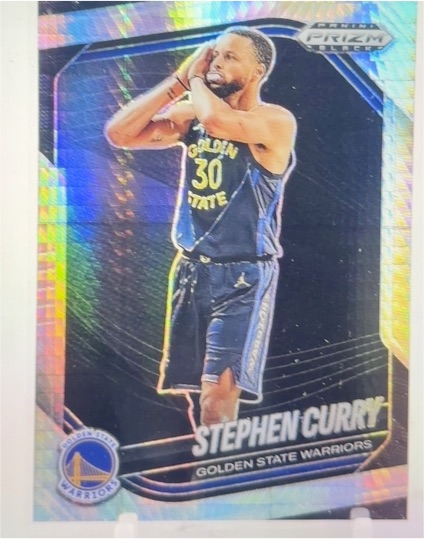 2024-25 Panini Prizm Black #7 Stephen Curry — front