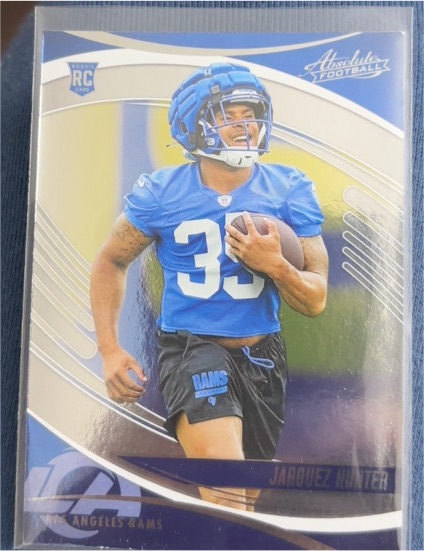 2025 Panini Absolute #136 Jarquez Hunter — front