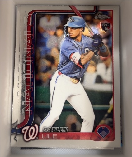 2025 Topps Chrome Update #US172 Daylen Lile — front