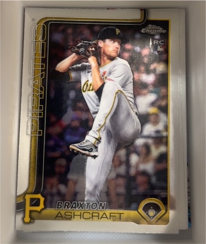2025 Topps Chrome Update #USC142 Braxton Ashcraft — front