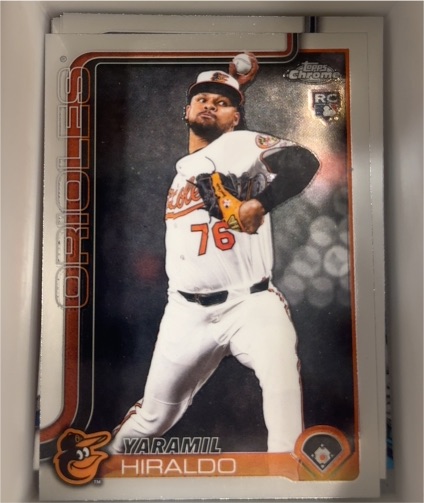 2025 Topps Chrome Update #USC78 Yaramil Hiraldo — front