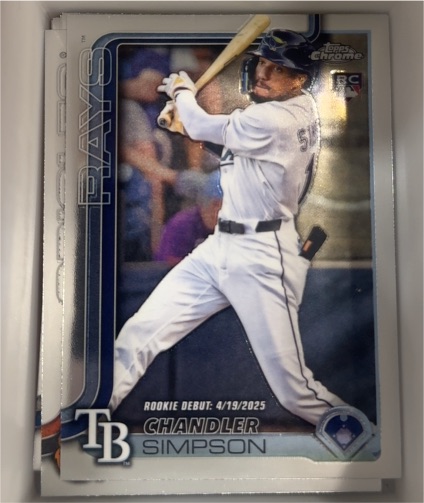 2025 Topps Chrome Update #US349 Chandler Simpson — front