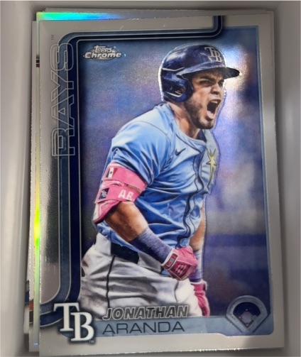 2025 Topps Chrome Update #USC68 Jonathan Aranda — front