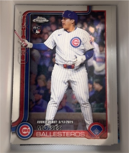 2025 Topps Chrome Update #USC7 Moisés Ballesteros — front