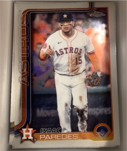 2025 Topps Chrome Update #USC29 Isaac Paredes — front